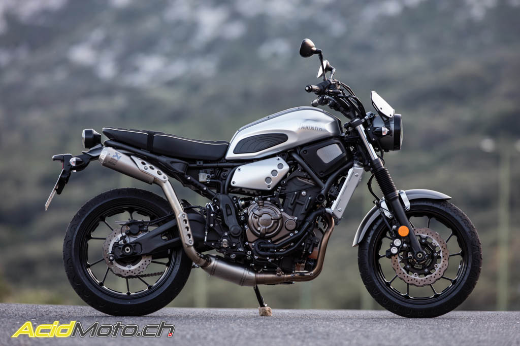 Essai de la Yamaha XSR700 , Personnalisée sinon rien !